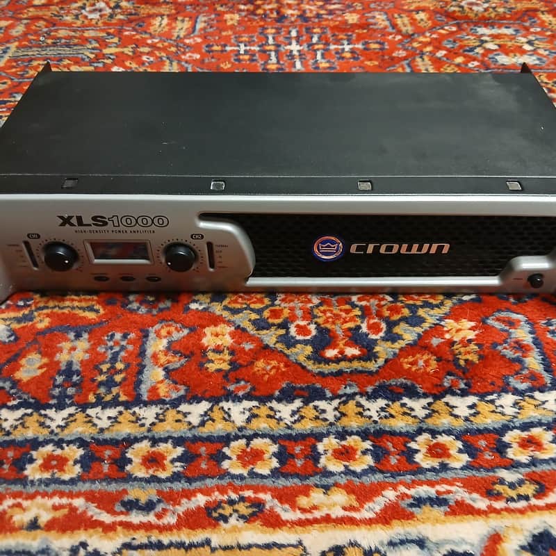 2010s Crown XLS 1000 2-Channel High Density Power Amplifier Si…