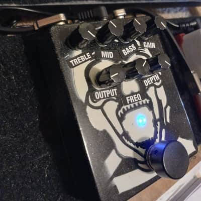 PigStompPedals "Diezel VH-4 clone" PedalPCB -Valhalla- Glow in the dark skull finish image 6