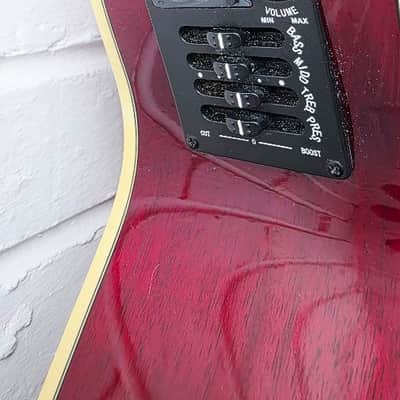 ARIA ELECORD FET-ELITE RS RED SUNBURST ELECTRO ACOUSTIC GUITAR image 11