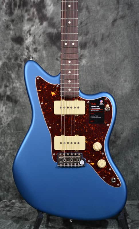 Fender American Performer Jazzmaster Satin Lake Placid Blue W/ FREE Same Day Shipping image 1