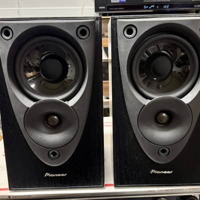 Pioneer S-DF1-K 100W 2 Way 100W Bookshelf Speakers with Manual; Tested SEE VIDEO image 2