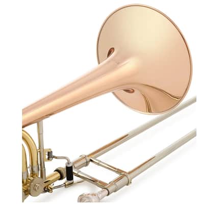 Blessing Bass Trombone, Double Rotor, Clear Lacquer, Outfit image 3