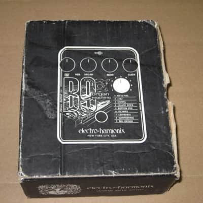 used condition / has many imperfections Electro Harmonix EMPTY CARDBOARD BOX & original Owner's Instructions & warranty / registration paperwork ONLY for B9 Organ Machine pedal (NO: Pedal/Adapter) image 12