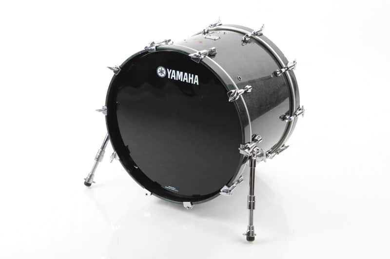 Yamaha 22x18 Maple Custom Absolute Kick Bass Drum MIJ Japan Black