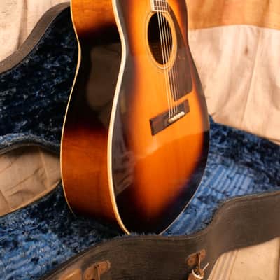 Epiphone FT-75  Seventy Five 1944 Sunburst Jumbo Flat-Top image 5