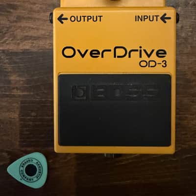 Boss OD-3 OverDrive (Silver Label) 1997 - Present - Yellow image 1