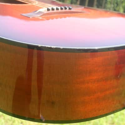 1997 Alvarez Yairi  "Gibson LG-3 style" G-1F Acoustic Guitar Sunburst+Original Hard Case image 11