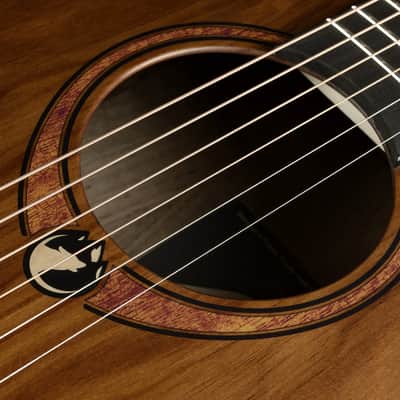 Lag Sauvage D Dreadnought Acoustic Guitar with Hybrid Case image 2
