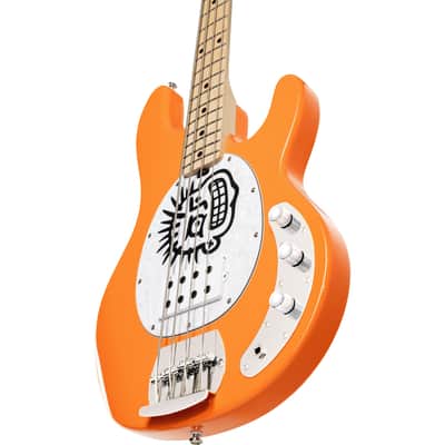 Sterling by Music Man Mike Herrera Artist Series StingRay Bass - Orange Creamsicle image 5