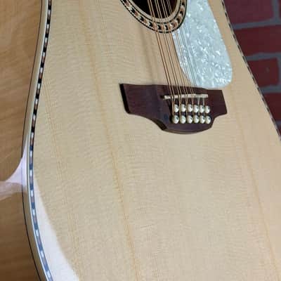 Takamine GD74CE-12U Dreadnought Cutaway 12-String Acoustic-electric Guitar - Gloss Natural image 12