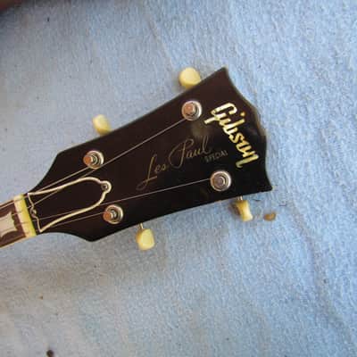 1958 Gibson Les Paul Special Tenor All Original TV Yellow With Original 5 Latch Lifton Case image 6