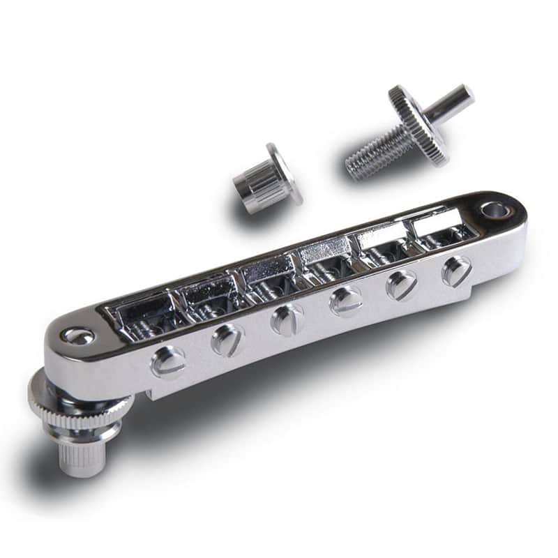 Gibson Nashville Tune-o-matic Bridge - Chrome image 1
