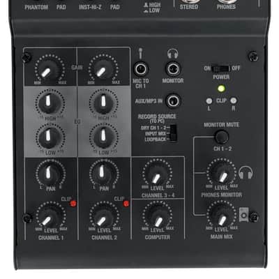 (2) Rockville ASM4 4" Studio Monitor/Computer Speakers w/Bluetooth+Mixer+Stands image 3