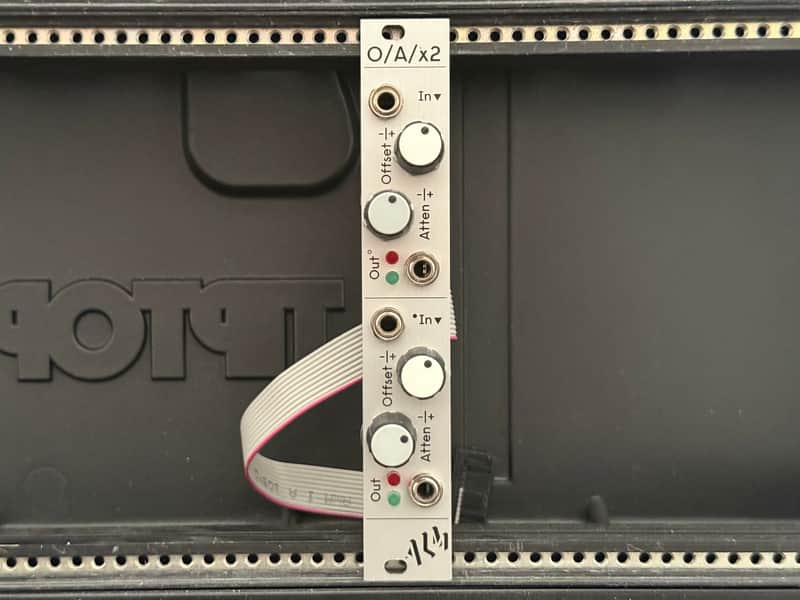 ALM/Busy Circuits ALM010 O/A/x2 Offset & Attenuverter Eurorack Synth Module 2015 - Present - Silver image 1