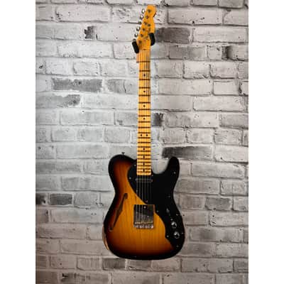 Fender Custom Shop  Limited Edition Nocaster Thinline Relic, 1-Piece Quartersawn Maple Neck, Aged 2-Color Sunburst image 1