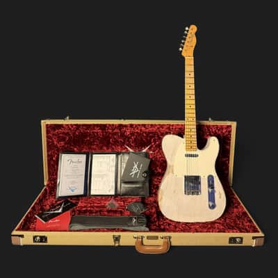 Fender Custom Shop '57 Telecaster Heavy Relic - Lightweight Ash - Josefina HW - 3,25kg 2022 - White Blonde image 2