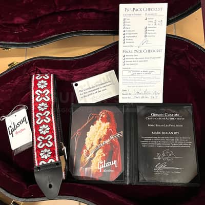 Gibson Les Paul Custom Shop Limited Edition Marc Bolan Aged 2011 only 100 pieces in the world image 9