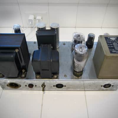 Western Electric Tube Mono Power Amp (2) 6L6's Circa-1950s-Chrome Chassis image 14