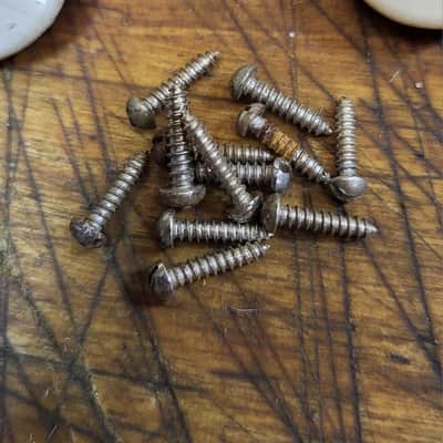 Vintage RARE 1965 Harmony Silvertone Waverly 3x3 Individual Guitar Tuners Rocket Jupiter Luthier Parts image 7