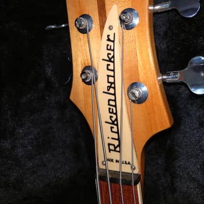 Rickenbacker 4005 WB 1974 - Maple with new black tolex vintage-style HC. image 4