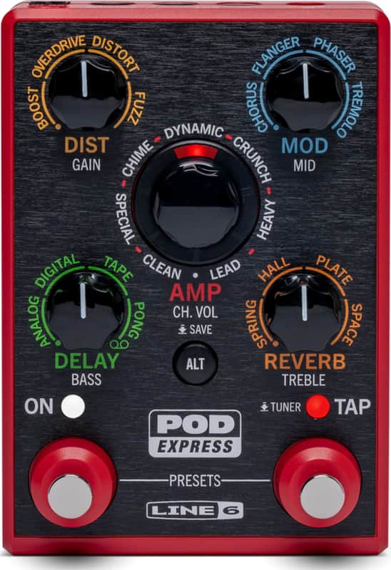 Line 6 POD Express Guitar Multi-Effects Pedal image 1