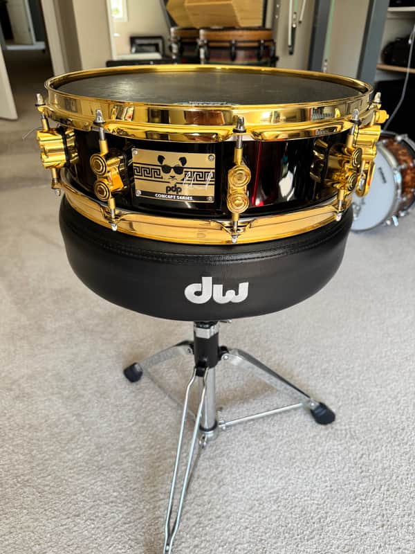 PDP PDSN0414SSEH Eric Hernandez Signature 14x4" Snare Drum 2018 - 2021 - Black Lacquer image 1