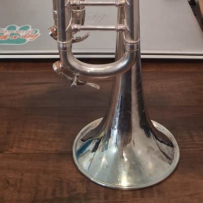 1921 Emil K. Blessing Trumpet - Silver image 3