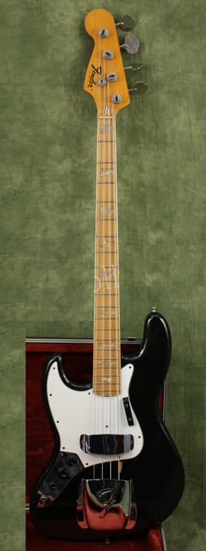 1974 Fender Jazz Bass Left-handed Lefty -- All Original image 1