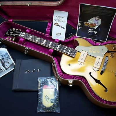 Gibson Custom Shop Memphis Scotty Moore Signature ES-295 Hand Signed, Gold Finish (25 of 81) VOS image 19