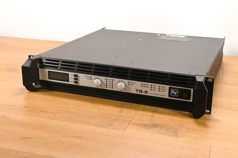 Electro-Voice (EV) TG-5 120V 2-Channel Tour Grade Power Amplifier CG01YB1 image 1