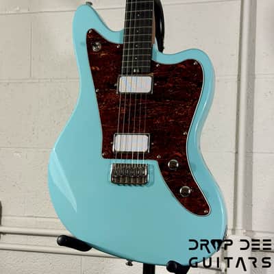 Balaguer 10th Anniversary Growler Classic Electric Guitar w/ Case - Sky Blue Gloss image 4