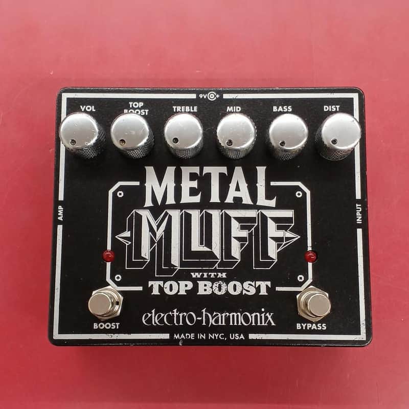Electro-Harmonix Metal Muff with Top Boost Metal