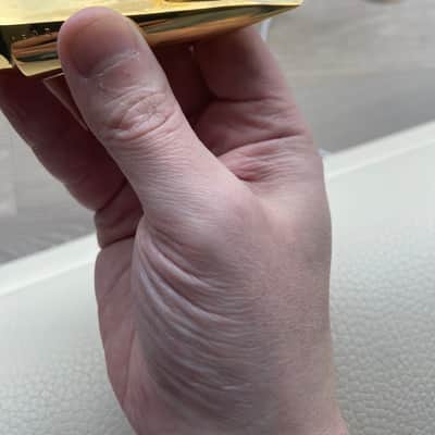 Ted Klum New London Tenor Mouthpiece - Size 8 - Brass/24k Gold Plated image 2