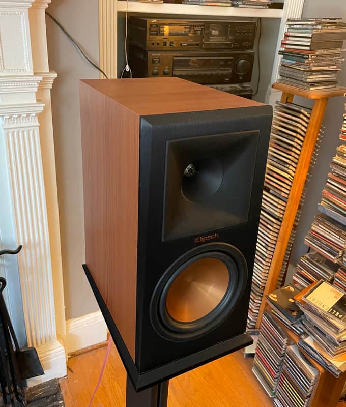 Klipsch RP-160M Reference Premiere Bookshelf Speakers 6.5" Cerametallic Woofer (Cherry) image 1