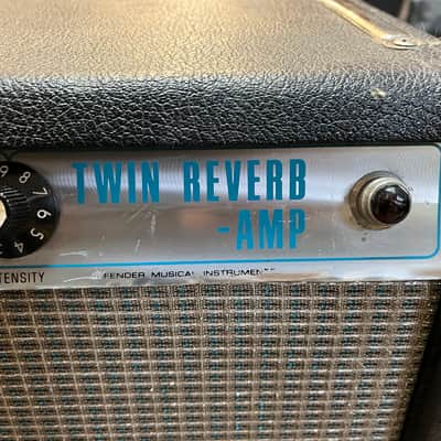 1970 Fender Silverface Twin Reverb Combo Amp image 9