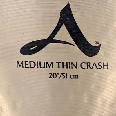 Zildjian 20" A Series Medium Thin Crash Cymbal 2013 - Present - Traditional image 3