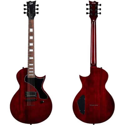 ESP BanG Dream! POTBELLY FM Rāna -Distressed See Thru Wine Red