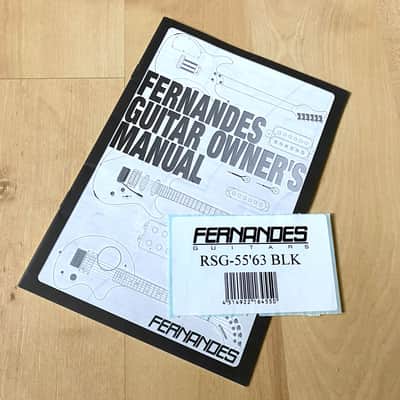 Burny Fernandes RSG-55 63 Owner's Manual image 1