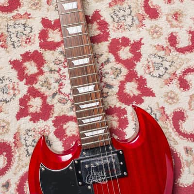 Epiphone SG G-400 Left-handed - Cherry #DW06091842 Second Hand image 7