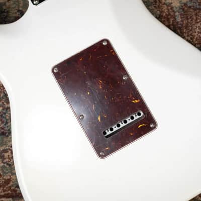 Fender American Ultra Stratocaster Guitar - Arctic Pearl with Hardshell Case - Used image 16