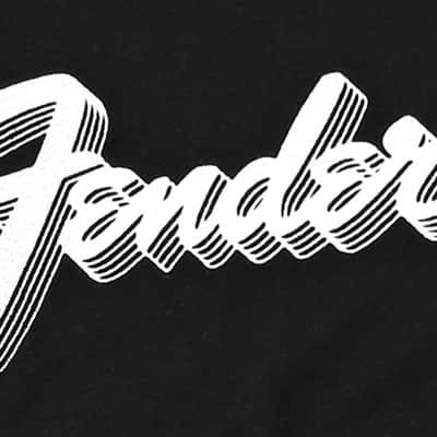 Fender 3D Logo T-Shirt Black Small image 2