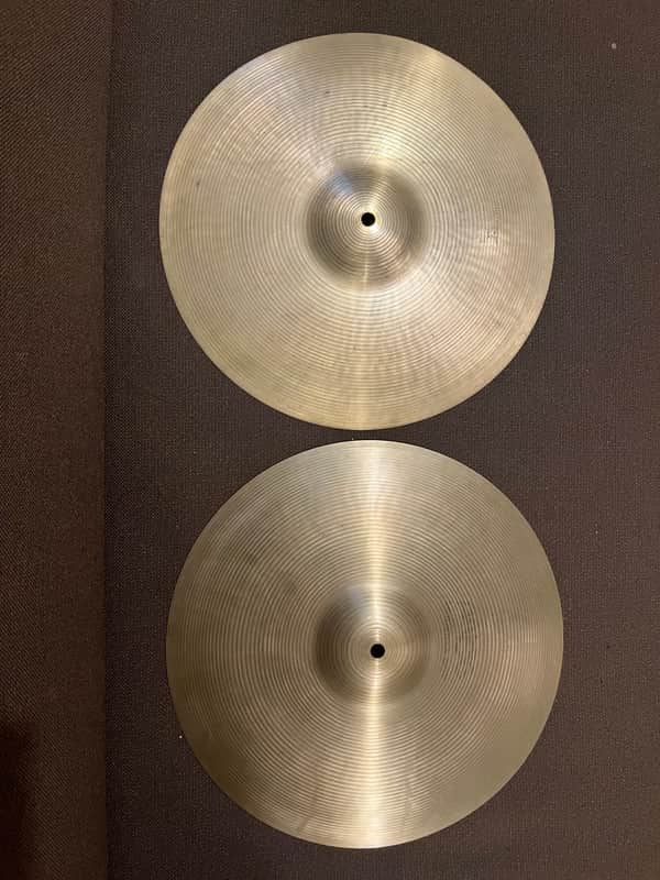 Rare! Paiste Formula 602 Hi Hats 14” 1970’s (black label) image 1