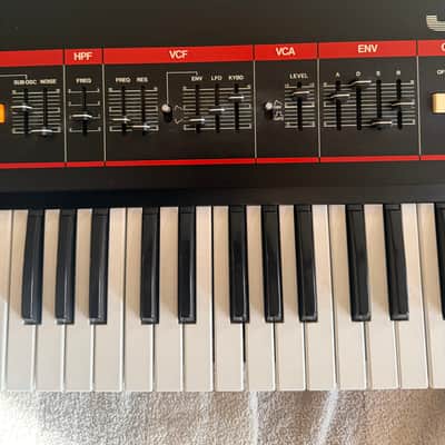 Roland Juno-60 61-Key Polyphonic Synthesizer 1982 - 1984 - Black image 5