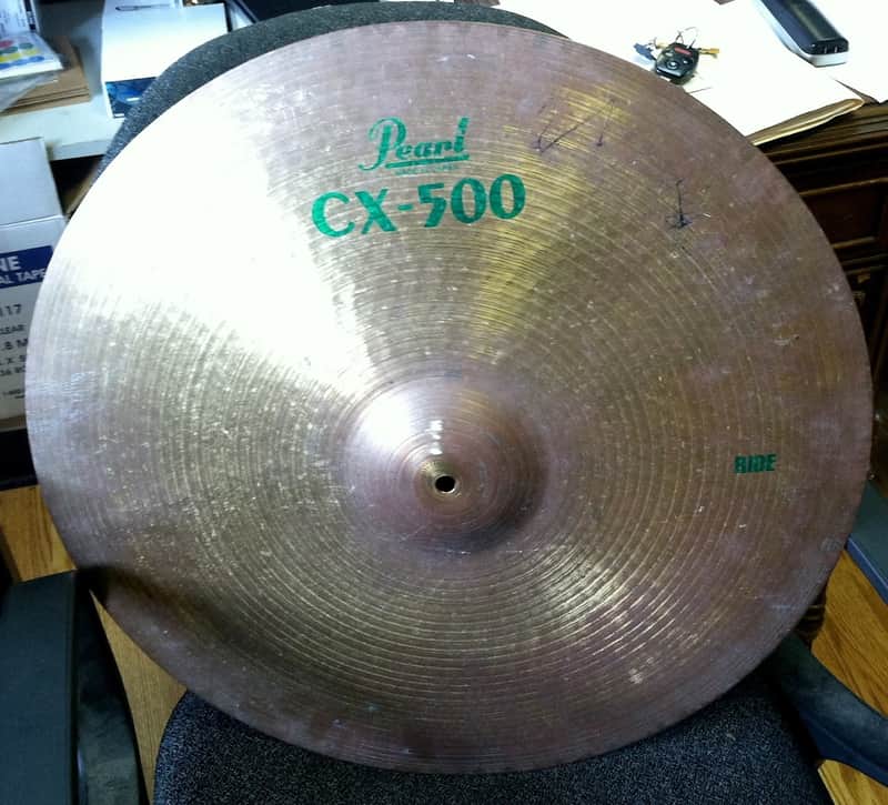 Pearl CX-500 Ride cymbal Made in Japan 22