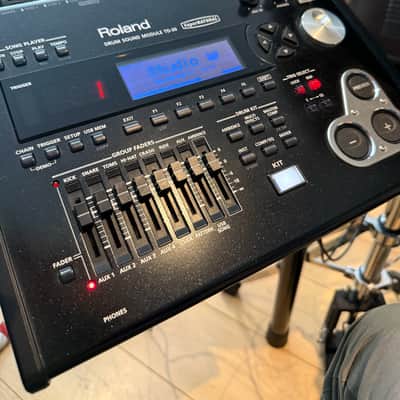 Roland TD-30K V-Drum Kit with Mesh Pads 2010s - Black image 3