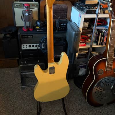 1970s Ibanez 2352 Tele Bass Short Scale - Aged Ivory - HSC image 6