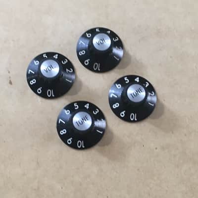 4 Vintage Genuine Fender Telecaster Custom Knobs Aged Relic Knob Guitar Tele Set image 2