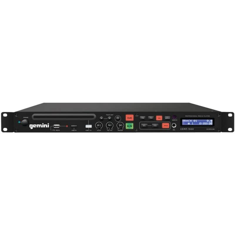 GEMINI - CDMP-1500 - 1U Single CD/MP3/USB Player image 1