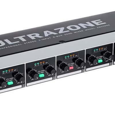 Behringer Ultrazone ZMX2600 Stereo 2-Input 6-Bus Zone Mixer