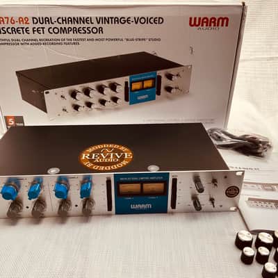 Warm Audio WA76-A2 Stereo Blue Stripe FET Compressor | Revive Audio Mod | Mint | Orig. Box | Upgraded Knobs image 2